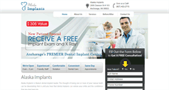 Desktop Screenshot of implantsalaska.com